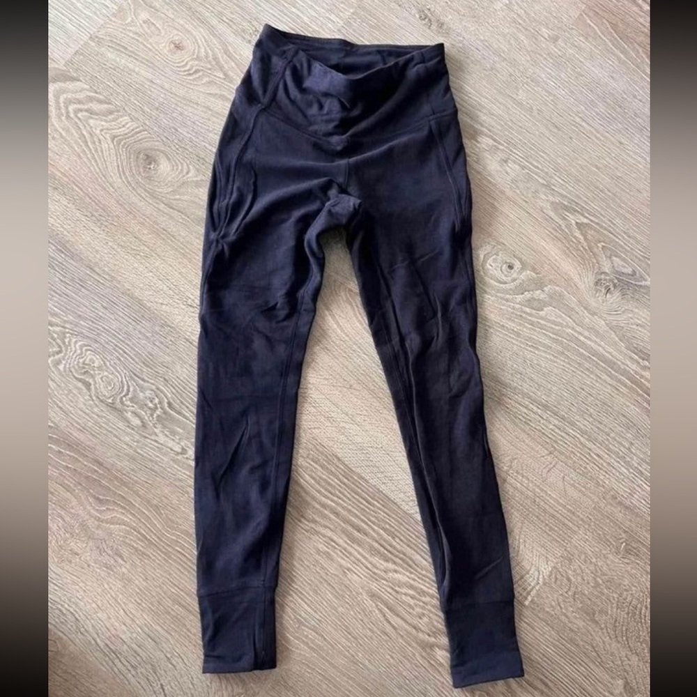 Lululemon Navy Blue High-Waisted Leggings, Size 2/4